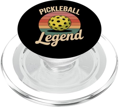 Pickleball Legend Vintage Paddel Sportsportler Herren Damen PopSockets PopGrip für MagSafe von PickleballAxis1