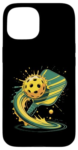 Pickleball Paddel Sport Paint Splash Art Herren Damen Hülle für iPhone 15 Pickleball Paddel Sport Paint Splash Art Herren Damen Hülle für iPhone 15 von PickleballAxis1