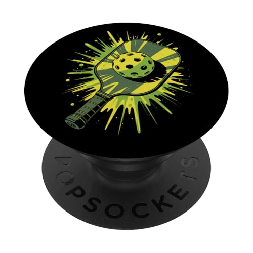 Pickleball Paddel Sport Paint Splash Art Herren Damen PopSockets Klebender PopGrip Pickleball Paddel Sport Paint Splash Art Herren Damen PopSockets Klebender PopGrip von PickleballAxis1