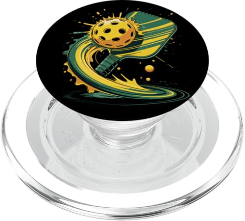 Pickleball Paddel Sport Paint Splash Art Herren Damen PopSockets PopGrip für MagSafe Pickleball Paddel Sport Paint Splash Art Herren Damen PopSockets PopGrip für MagSafe von PickleballAxis1