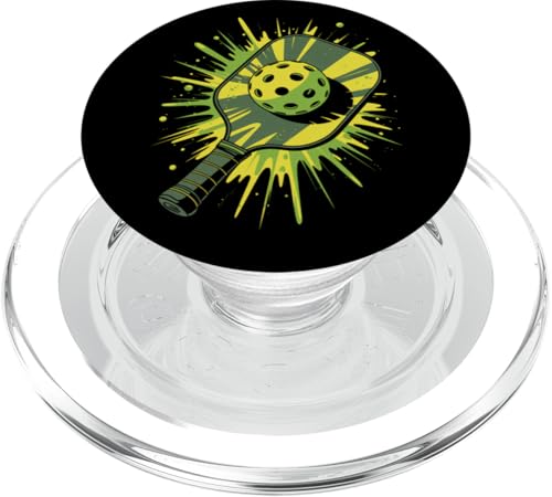 Pickleball Paddel Sport Paint Splash Art Herren Damen PopSockets PopGrip für MagSafe Pickleball Paddel Sport Paint Splash Art Herren Damen PopSockets PopGrip für MagSafe von PickleballAxis1