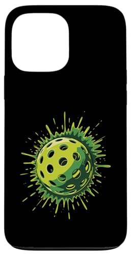 Pickleball Paint Splash Art Paddel Sport Herren Damen Hülle für iPhone 13 Pro Max von PickleballAxis1