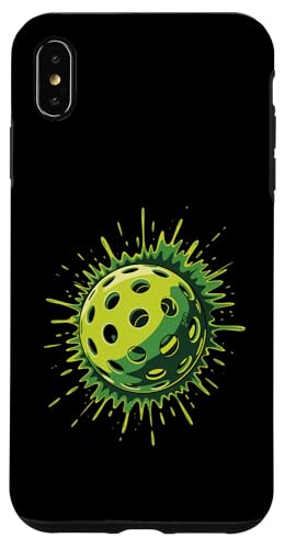 Pickleball Paint Splash Art Paddel Sport Herren Damen Hülle für iPhone XS Max von PickleballAxis1