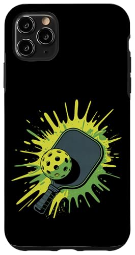 Pickleball Sport Farbspritzer Kunst bunt Jungen Mädchen Kinder Hülle für iPhone 11 Pro Max Pickleball Sport Farbspritzer Kunst bunt Jungen Mädchen Kinder Hülle für iPhone 11 Pro Max von PickleballAxis1
