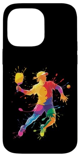Pickleball Sport Farbspritzer Kunst bunt Jungen Mädchen Kinder Hülle für iPhone 14 Pro Max Pickleball Sport Farbspritzer Kunst bunt Jungen Mädchen Kinder Hülle für iPhone 14 Pro Max von PickleballAxis1