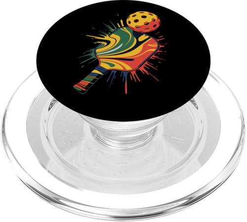 Pickleball Sport Farbspritzer Kunst bunt Jungen Mädchen Kinder PopSockets PopGrip für MagSafe Pickleball Sport Farbspritzer Kunst bunt Jungen Mädchen Kinder PopSockets PopGrip für MagSafe von PickleballAxis1