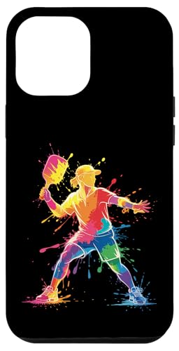Pickleball Sports Bunte Farbspritzer Kunst Jungen Mädchen Kinder Hülle für iPhone 12 Pro Max Pickleball Sports Bunte Farbspritzer Kunst Jungen Mädchen Kinder Hülle für iPhone 12 Pro Max von PickleballAxis1