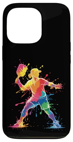 Pickleball Sports Bunte Farbspritzer Kunst Jungen Mädchen Kinder Hülle für iPhone 13 Pro Pickleball Sports Bunte Farbspritzer Kunst Jungen Mädchen Kinder Hülle für iPhone 13 Pro von PickleballAxis1