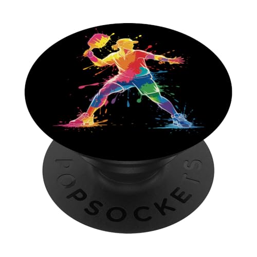 Pickleball Sports Bunte Farbspritzer Kunst Jungen Mädchen Kinder PopSockets Klebender PopGrip Pickleball Sports Bunte Farbspritzer Kunst Jungen Mädchen Kinder PopSockets Klebender PopGrip von PickleballAxis1