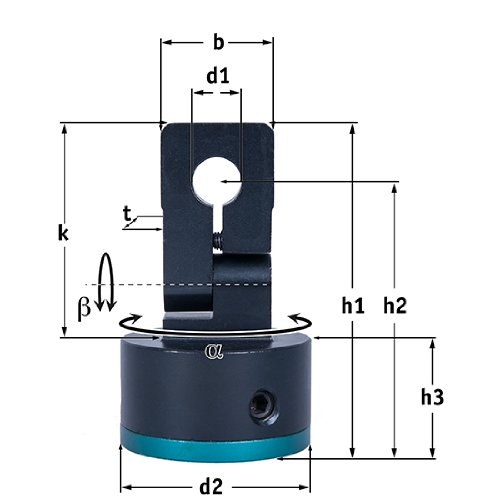Picotronic Halterung für Lasermodul 15mm - 70114102 von Picotronic