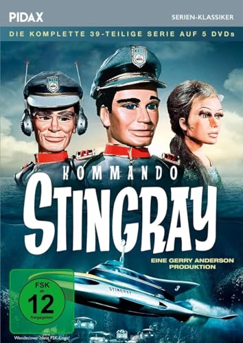 Kommando Stingray / Die komplette 39-teilige Serie von Gerry Anderson ("UFO", "Thunderbirds", "Space Cops“) (Pidax Serien-Klassiker) [5 DVDs] von Pidax Film- und Hoerspielverlag (Alive)