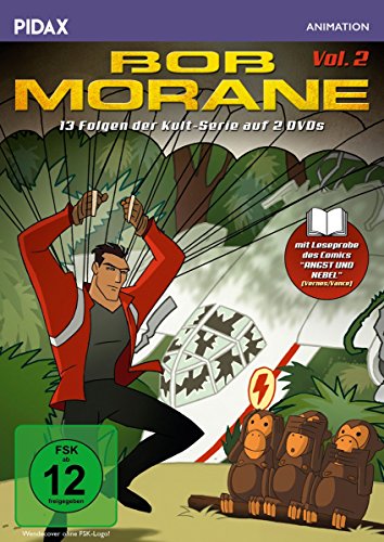 Bob Morane, Vol. 2 / Weitere 13 Folgen der beliebten Zeichentrickserie nach der Romanreihe von Henri Vernes + Booklet (Pidax Animation) [2 DVDs] von Pidax Film- und Hörspielverlag (Alive AG)