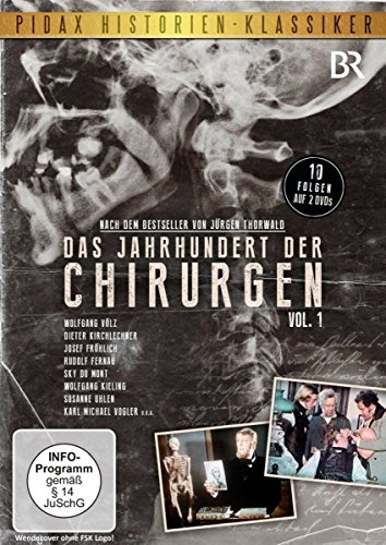 Das Jahrhundert der Chirurgen, Vol. 1 / 10 Folgen der Serie mit Starbesetzung nach dem Bestseller von Jürgen Thorwald (Pidax Historien-Klassiker) [2 DVDs] von Pidax Film- und Hörspielverlag (Alive AG)