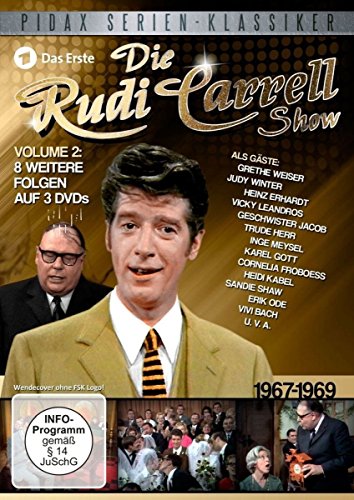 Die Rudi Carrell Show, Vol. 2 / Weitere acht Folgen der beliebten Unterhaltungs-Show mit vielen Stars von 1967 - 1969 (Pidax Serien-Klassiker) [3 DVDs] von Pidax Film- und Hörspielverlag (Alive AG)