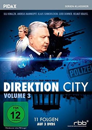Direktion City, Vol. 3 / Die letzten 11 Folgen der legendären Krimiserie (deutsche Version von TASK FORCE POLICE) (Pidax Serien-Klassiker) [3 DVDs] von Pidax Film- und Hörspielverlag (Alive AG)
