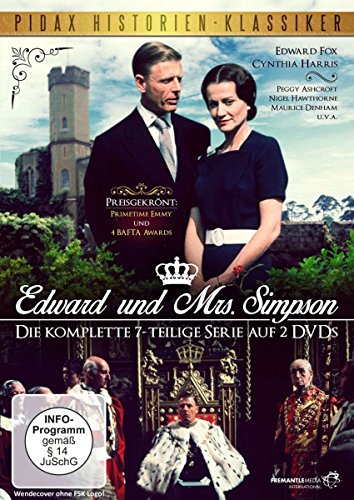 Edward und Mrs. Simpson / Der preisgekrönte 7-Teiler über den englischen Kronprinzen und späteren König Edward VII. (Pidax Historien-Klassiker) [2 DVDs] von Pidax Film- und Hörspielverlag (Alive AG)