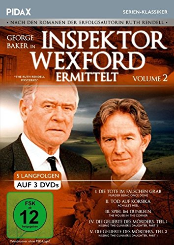 Inspektor Wexford ermittelt, Vol. 2 (The Ruth Rendell Mysteries) / Weitere fünf spannende Langfolgen der legendären Krimiserie nach den Romanen von Ruth Rendell (Pidax Serien-Klassiker) [3 DVDs] von Pidax Film- und Hörspielverlag (Alive AG)