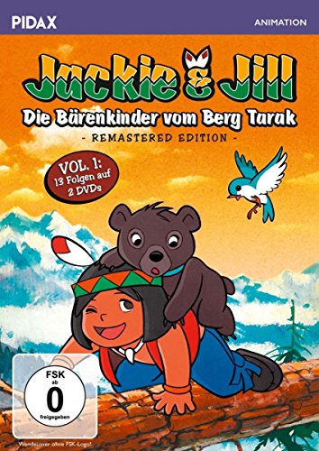 Jackie & Jill - Die Bärenkinder vom Berg Tarak, Vol. 1 - Remastered Edition / Die ersten 13 Folgen der preisgekrönten Anime-Serie (Pidax Animation) [2 DVDs] von Pidax Film- und Hörspielverlag (Alive AG)