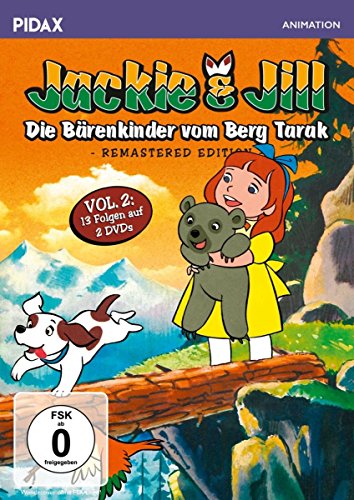 Jackie & Jill - Die Bärenkinder vom Berg Tarak, Vol. 2 - Remastered Edition / Weitere 13 Folgen der preisgekrönten Anime-Serie (Pidax Animation) [2 DVDs] von Pidax Film- und Hörspielverlag (Alive AG)