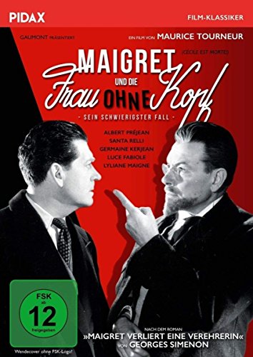 Maigret und die Frau ohne Kopf (Cécile est morte!) / Spannender Maigret-Krimi nach einem Roman von Georges Simenon (Pidax Film-Klassiker) von Pidax Film- und Hörspielverlag (Alive AG)