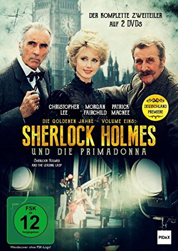Sherlock Holmes - Die goldenen Jahre, Vol. 1: Sherlock Holmes und die Primadonna (The Leading Lady) / Der komplette 2-Teiler mit Christopher Lee und Patrick Macnee als Deutschlandpremiere [2 DVDs] von Pidax Film- und Hörspielverlag (Alive AG)