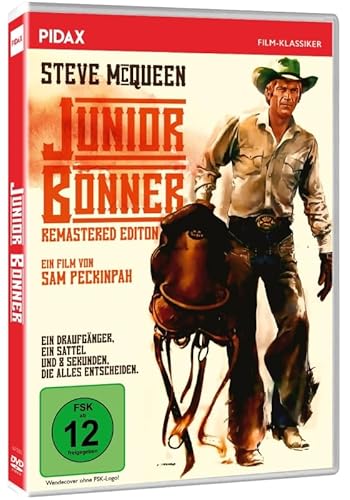 Junior Bonner - Remastered Edition / Steve McQueen im Rodeo Abenteuer - Ein spannendes Western Drama von Sam Peckinpah (Pidax Film-Klassiker) [DVD] von WME Western Klassiker