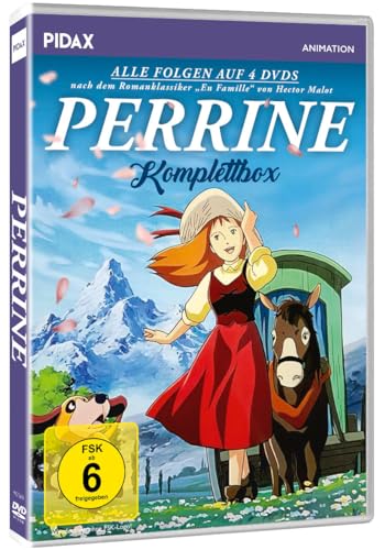 Perrine - Komplettbox / Die komplette Kultserie nach dem Romanklassiker von Hector Malot (Pidax Animation) [4 DVDs] von Pidax Film- und Hörspielverlag GmbH