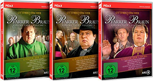 Pfarrer Braun Collection - Gesamtedition / 18 Folgen der Krimireihe mit Ottfried Fischer auf 9 DVDs (Pidax Film-Klassiker) von Pidax Film- und Hörspielverlag GmbH