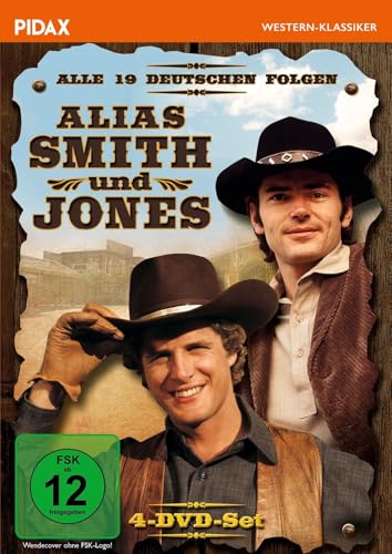 Alias Smith und Jones / Alle 19 deutsch synchronisierten Folgen der Kult-Westernserie (Pidax Western-Klassiker) [4 DVDs] von Pidax Film- und Hörspielverlag