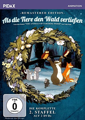 Als die Tiere den Wald verließen, Staffel 2 - Remastered Edition / Die komplette 2. Staffel der Kultserie nach dem gleichnamigen Roman von Colin Dann (Pidax Animation) [2 DVDs] von Pidax Film- und Hörspielverlag