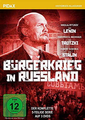 Bürgerkrieg in Russland / Das komplette 5-teilige Historienepos (Pidax Historien-Klassiker) [3 DVDs] von Pidax Film- und Hörspielverlag