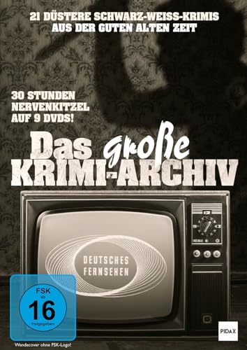 Das große Krimi-Archiv / 21 spannungsgeladene Krimi-Straßenfeger (Pidax Film- und Hörspielverlag) [9 DVDs] von Pidax Film- und Hörspielverlag