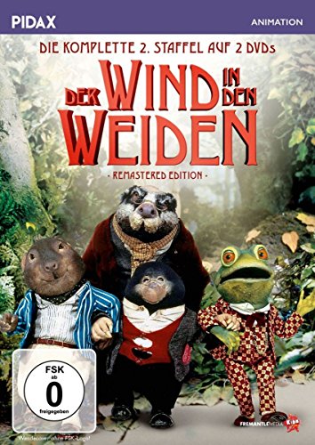 Der Wind in den Weiden, Staffel 2 - Remastered Edition (The Wind in the Willows) / Die komplette 2. Staffel nach dem Buchklassiker von Kenneth Grahame (Pidax Animation) [2 DVDs] von Pidax Film- und Hörspielverlag