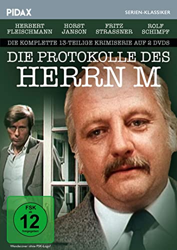 Die Protokolle des Herrn M / Die komplette 13-teilige Krimiserie (Pidax Serien-Klassiker) [2 DVDs] von Pidax Film- und Hörspielverlag