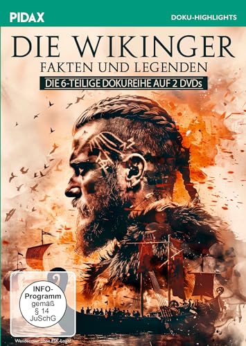 Die Wikinger - Fakten und Legenden / Die komplette 6-teilige Dokureihe auf den Spuren der Wikinger (Pidax Doku-Highlights) [2 DVDs] von Pidax Film- und Hörspielverlag
