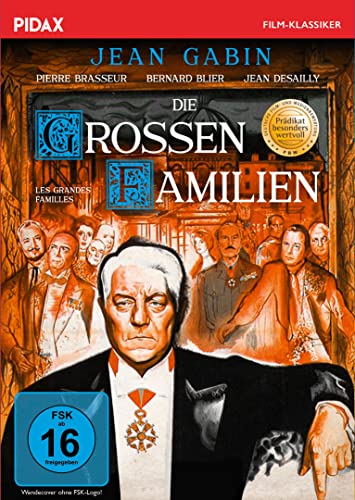 Die großen Familien (Les grandes familles) / Mit dem PRÄDIKAT BESONDERS WERTVOLL ausgezeichnete Bestsellerverfilmung mit Jean Gabin (Pidax Film-Klassiker) von Pidax Film- und Hörspielverlag