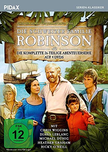 Die schweizer Familie Robinson / Die komplette 26-teilige Abenteuerserie nach dem Roman von Johann David Wyss (Pidax Serien-Klassiker) [4 DVDs] von Pidax Film- und Hörspielverlag