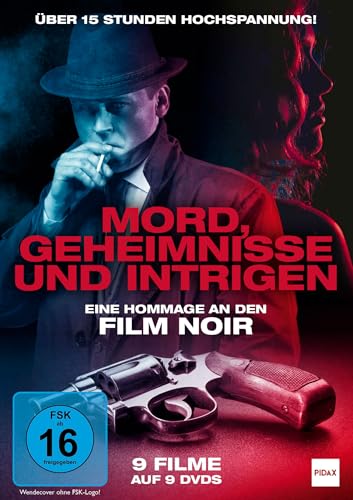 Film Noir Box - Mord, Geheimnisse und Intrigen - Eine Hommage an den Film Noir / Eine Sammlung von 9 Film Noir Meisterwerken [9 DVDs] von Pidax Film- und Hörspielverlag