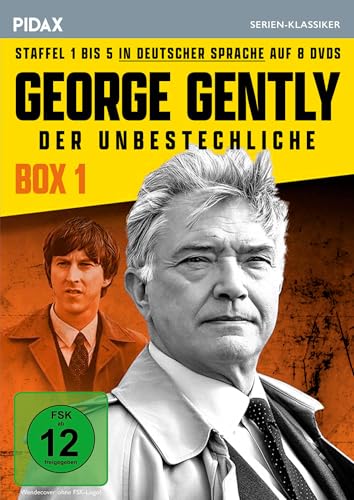 George Gently - Der Unbestechliche, Box 1 (Staffel 1 - 5 - Remastered Edition) / Die ersten 15 Folgen der Kultkrimiserie (Pidax Serien-Klassiker) [8 DVDs] von Pidax Film- und Hörspielverlag