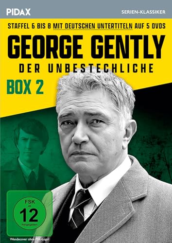 George Gently - Der Unbestechliche, Box 2 (Staffel 6 - 8) / Die komplette 6. bis 8. Staffel der Krimiserie der Kultkrimiserie mit deutschen Untertiteln (Pidax Serien-Klassiker) [5 DVDs] von Pidax Film- und Hörspielverlag