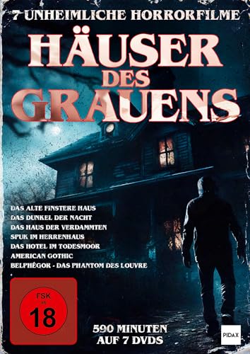 Häuser des Grauens / 7 unheimliche Horrorfilme (u.a. mit Christopher Lee, Peter Cushing und Boris Karloff) [7 DVDs] von Pidax Film- und Hörspielverlag