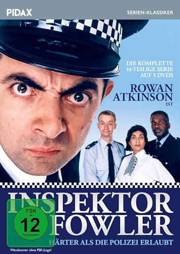 Inspektor Fowler - Härter als die Polizei erlaubt (The Thin Blue Line) / Die komplette 14-teilige Kulterie mit Rowan Atkinson (bekannt als „Mr. Bean“) (Pidax Serien-Klassiker) [2 DVDs] von 99999 (Alive)