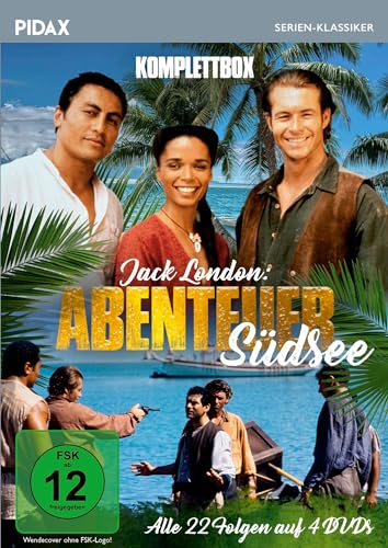 Jack London: Abenteuer Südsee - Komplettbox (Tales of the South Seas) / Die komplette 22-teilige Abenteuerserie vom Team von „Die verlorene Welt“ (Pidax Serien-Klassiker) [4 DVDs] von Pidax Film- und Hörspielverlag