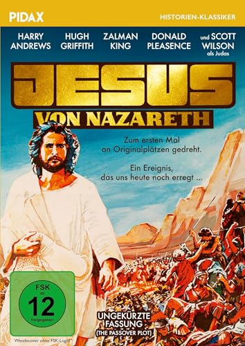 Jesus von Nazareth (Passover Plot) / Erstmals an Originalplätzen gedrehte Verfilmung der Bibelgeschichte (Pidax Historien-Klassiker) von Pidax Film- und Hörspielverlag