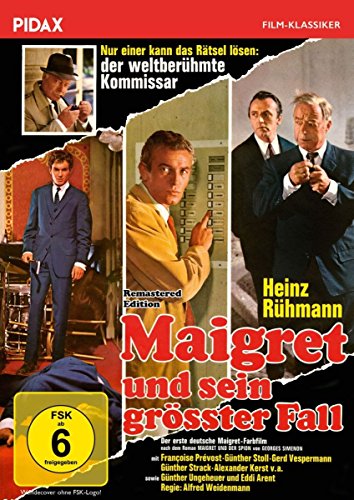 Maigret und sein größter Fall - Remastered Edition / Erfolgreiche Verfilmung des Romans MAIGRET UND DER SPION mit Heinz Rühmann (Pidax Film-Klassiker) von Pidax Film- und Hörspielverlag