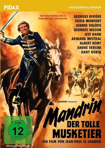 Mandrin, der tolle Musketier / Abenteuerfilm von Jean-Paul Le Chanois („Die Elenden“) (Pidax Film-Klassiker) von Pidax Film- und Hörspielverlag
