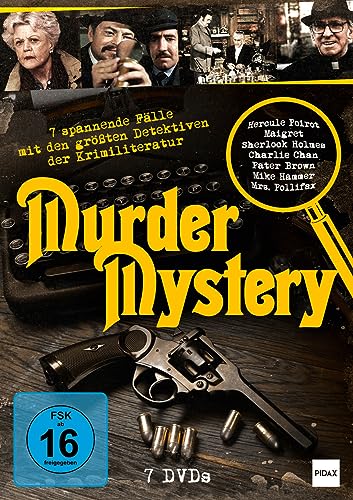 Murder Mystery Box / 7 spannende Fälle mit den größten Detektiven der Krimiliteratur (u.a. HERCULE POIROT, MAIGRET, SHERLOCK HOLMES, CHARLIE CHAN) Pidax Film- und Hörspielverlag [7 DVDs] von Pidax Film- und Hörspielverlag