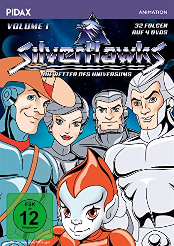 Silverhawks - Die Retter des Universums, Vol. 1 / Die ersten 32 Folgen der Kult-Serie (Pidax Animation) [4 DVDs] von Pidax Film- und Hörspielverlag