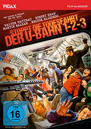 Stoppt die Todesfahrt der U-Bahn 1-2-3 (The Taking of Pelham One Two Three) / Spannender Kultthriller mit Starbesetzung (Pidax Film-Klassiker) von Pidax Film- und Hörspielverlag