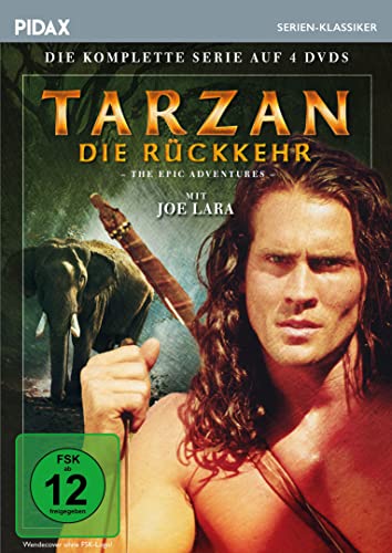 Tarzan - Die Rückkehr (The Epic Adventures) / Die komplette 21-teilige Abenteuerserie mit Joe Lara (Pidax Serien-Klassiker) [4 DVDs] von Pidax Film- und Hörspielverlag